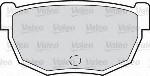Valeo 551703 - Гальмівні колодки, дискові гальма autocars.com.ua