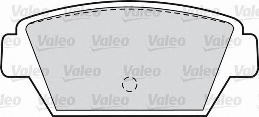 Valeo 551704 - Тормозные колодки, дисковые, комплект avtokuzovplus.com.ua