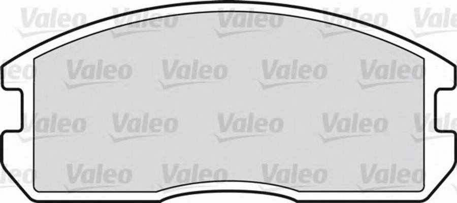 Valeo 551705 - Гальмівні колодки, дискові гальма autocars.com.ua