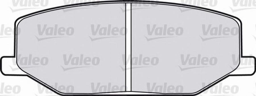 Valeo 551707 - Гальмівні колодки, дискові гальма autocars.com.ua
