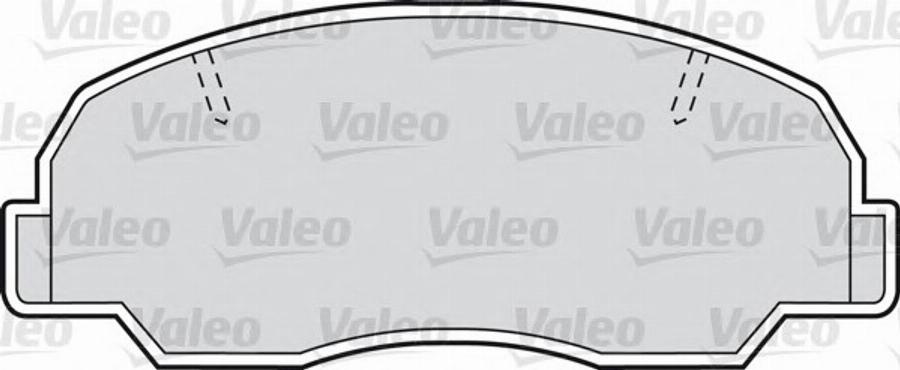 Valeo 551716 - Тормозные колодки, дисковые, комплект avtokuzovplus.com.ua