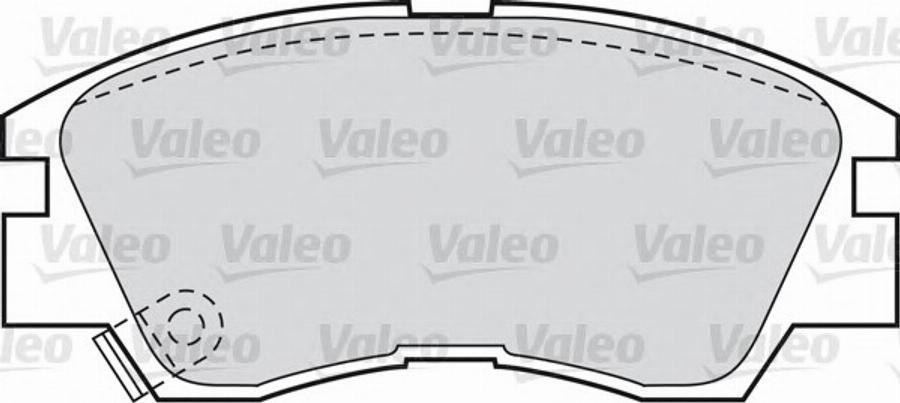 Valeo 551741 - Тормозные колодки, дисковые, комплект avtokuzovplus.com.ua