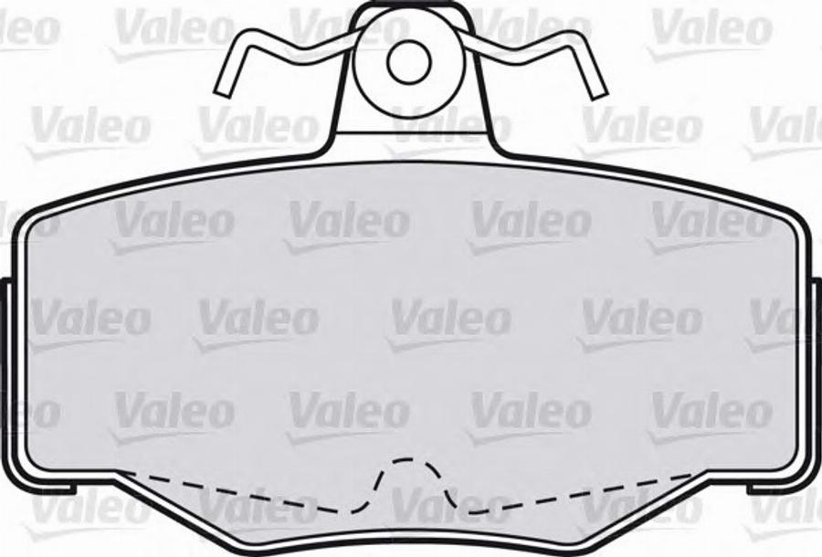 Valeo 551760 - Тормозные колодки, дисковые, комплект autodnr.net