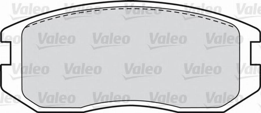 Valeo 551771 - Тормозные колодки, дисковые, комплект avtokuzovplus.com.ua