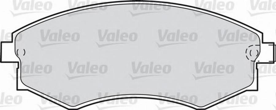 Valeo 551779 - Тормозные колодки, дисковые, комплект autodnr.net