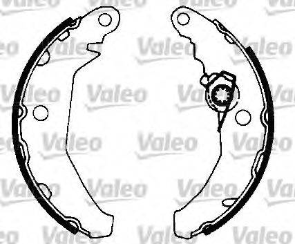 Valeo 553639 - Комплект тормозных колодок, барабанные autodnr.net