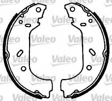 Valeo 553748 - Комплект тормозных колодок, барабанные autodnr.net