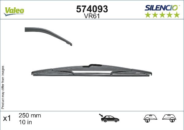 VALEO 574093 - Щітка склоочисника autocars.com.ua