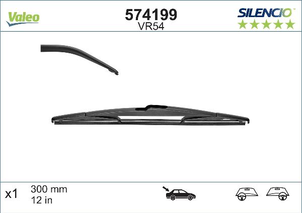 VALEO 574199 - Щітка склоочисника autocars.com.ua