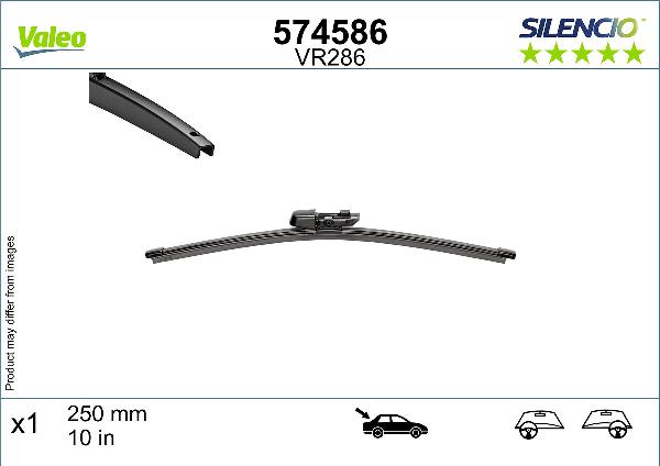 VALEO 574586 - Щітка склоочисника autocars.com.ua