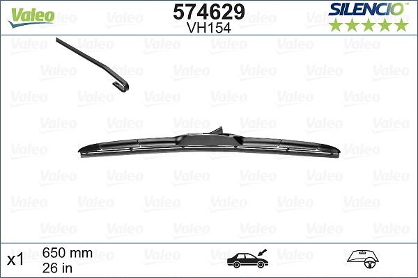 VALEO 574629 - Щітка склоочисника autocars.com.ua