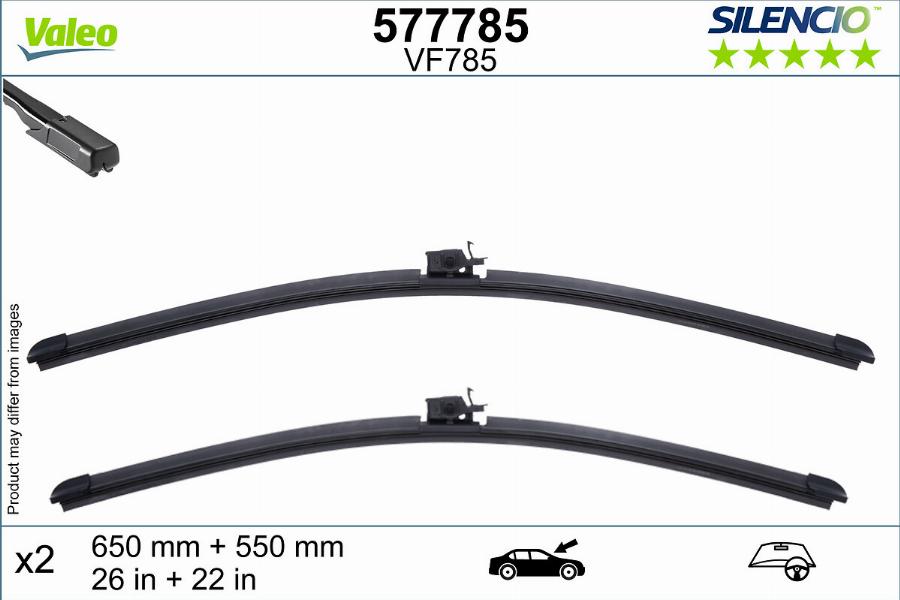 Valeo 577785 - Щітка склоочисника autocars.com.ua