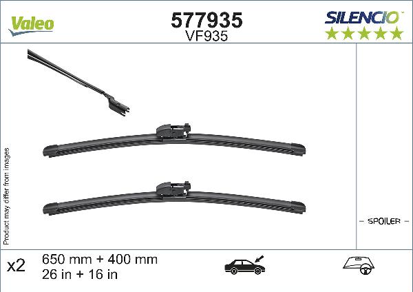 VALEO 577935 - Щітка склоочисника autocars.com.ua