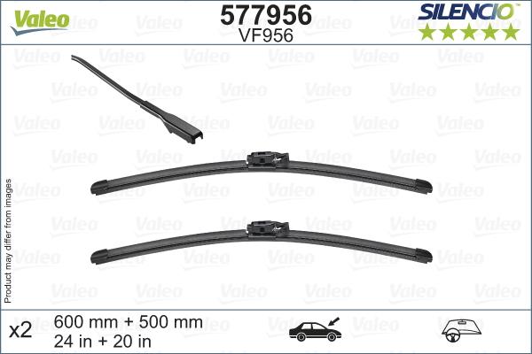 Valeo 577956 - Щітка склоочисника autocars.com.ua