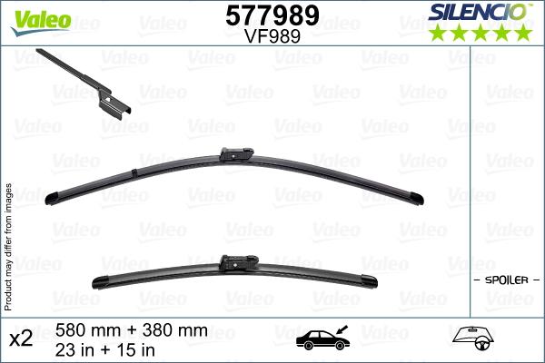 Valeo 577989 - Щітка склоочисника autocars.com.ua