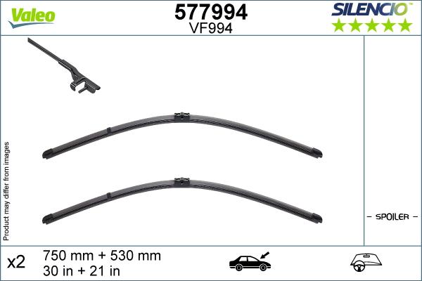 Valeo 577994 - Щітка склоочисника autocars.com.ua