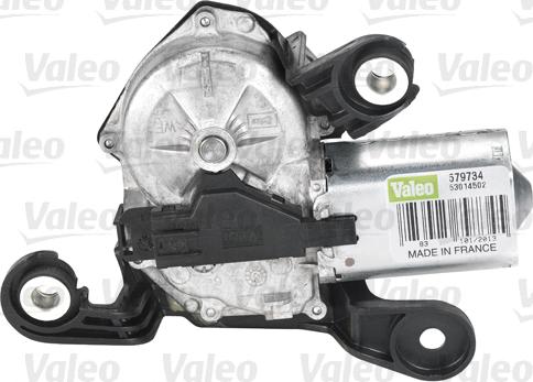 Valeo 579734 - Двигун склоочисника autocars.com.ua