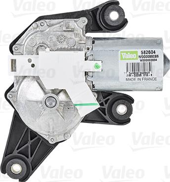 Valeo 582604 - Двигун склоочисника autocars.com.ua