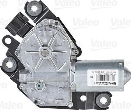 Valeo 582612 - Двигун склоочисника autocars.com.ua