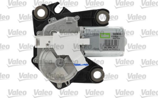 Valeo 582633 - Двигун склоочисника autocars.com.ua