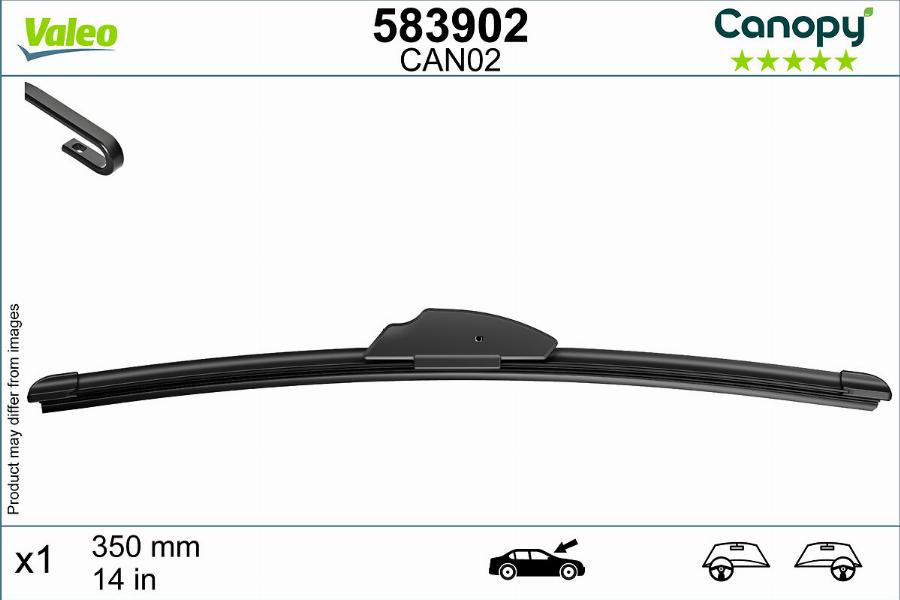 Valeo 583902 - Щітка склоочисника autocars.com.ua