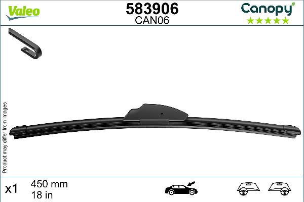 VALEO 583906 - Щітка склоочисника autocars.com.ua