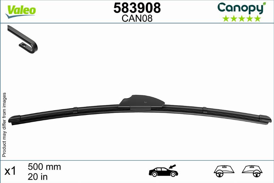 Valeo 583908 - Щітка склоочисника autocars.com.ua