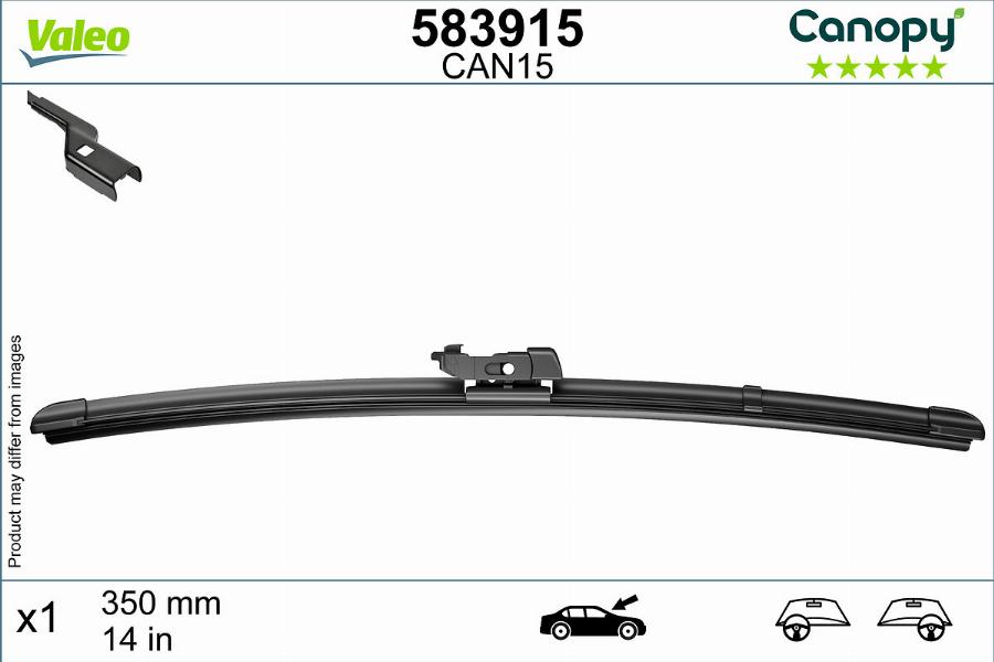 Valeo 583915 - Щітка склоочисника autocars.com.ua