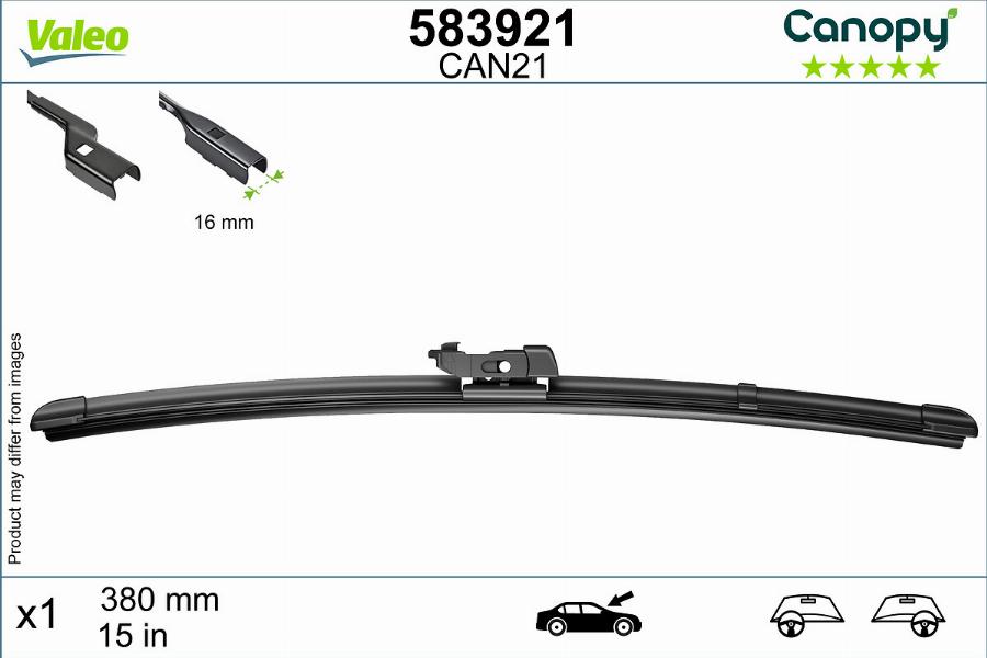 Valeo 583921 - Щітка склоочисника autocars.com.ua