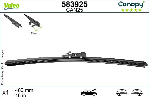 VALEO 583925 - Щітка склоочисника autocars.com.ua