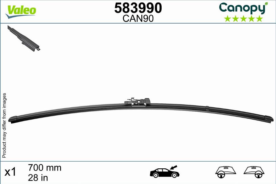 Valeo 583990 - Щітка склоочисника autocars.com.ua