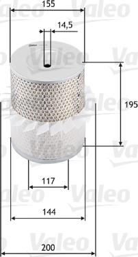 VALEO 585638 - Повітряний фільтр autocars.com.ua