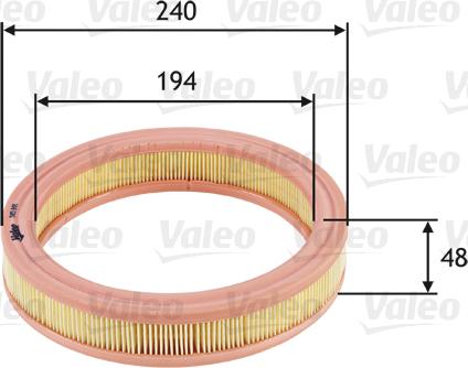 Valeo 585691 - Воздушный фильтр avtokuzovplus.com.ua