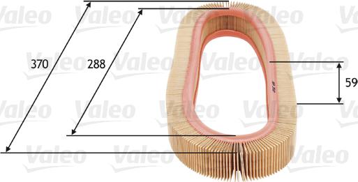 Valeo 585693 - Воздушный фильтр autodnr.net