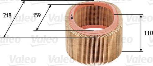 Valeo 585718 - Воздушный фильтр autodnr.net