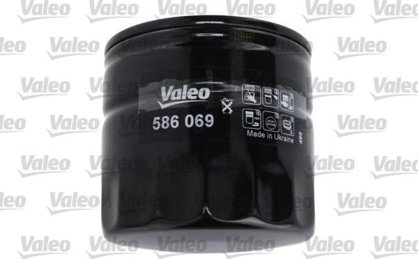 Valeo 586069 - Масляний фільтр autocars.com.ua