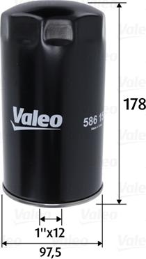 Valeo 586150 - Масляный фильтр autodnr.net