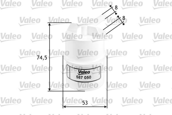 Valeo 587050 - Масляный фильтр autodnr.net