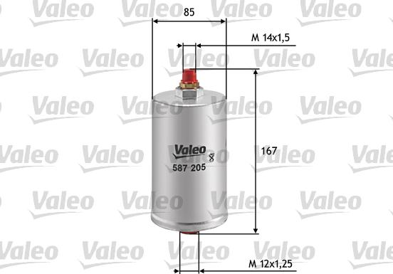 Valeo 587205 - Масляний фільтр autocars.com.ua