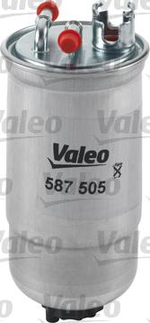 Valeo 587505 - Паливний фільтр autocars.com.ua