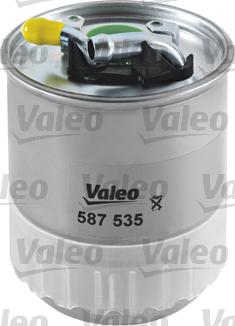 Valeo 587535 - Паливний фільтр autocars.com.ua