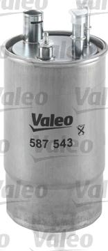 Valeo 587543 - Паливний фільтр autocars.com.ua