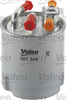 Valeo 587544 - Паливний фільтр autocars.com.ua