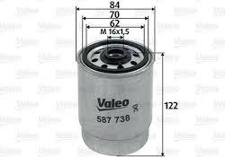 Valeo 587738 - Топливный фильтр autodnr.net