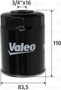 Valeo 587754 - Паливний фільтр autocars.com.ua
