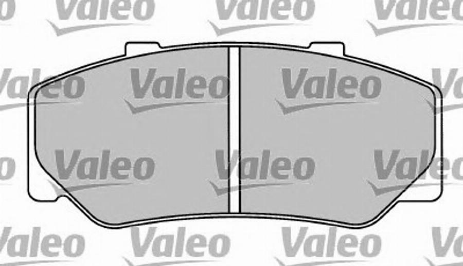 Valeo 597102 - Тормозные колодки, дисковые, комплект autodnr.net