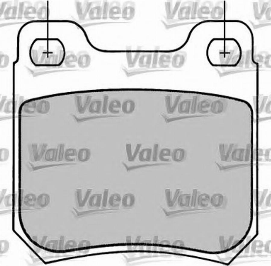 Valeo 597109 - Тормозные колодки, дисковые, комплект avtokuzovplus.com.ua