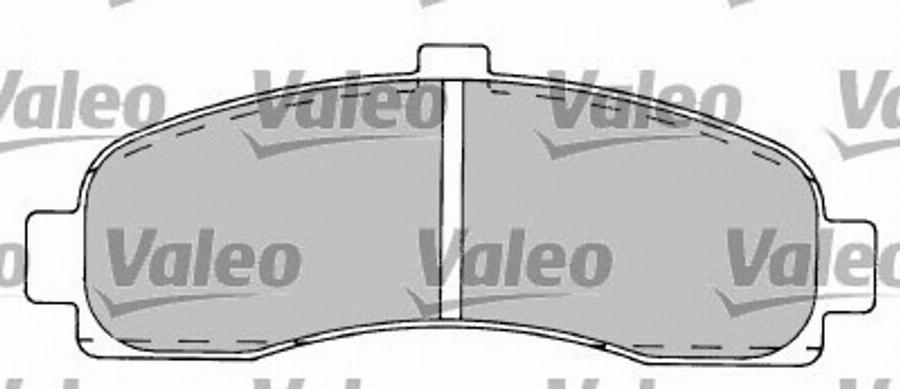 Valeo 597148 - Тормозные колодки, дисковые, комплект avtokuzovplus.com.ua