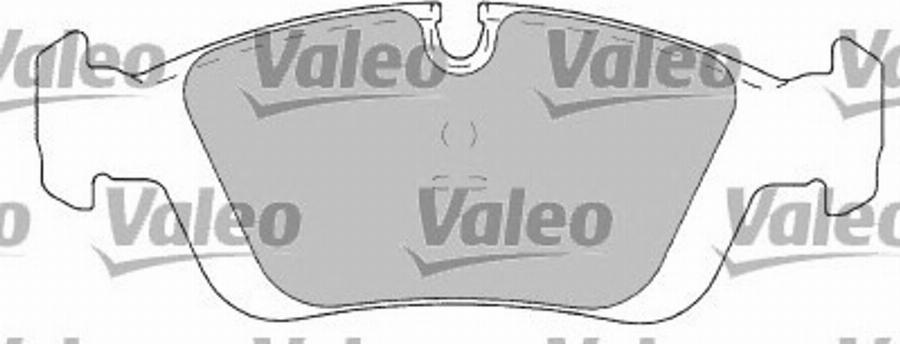 Valeo 597163 - Гальмівні колодки, дискові гальма autocars.com.ua