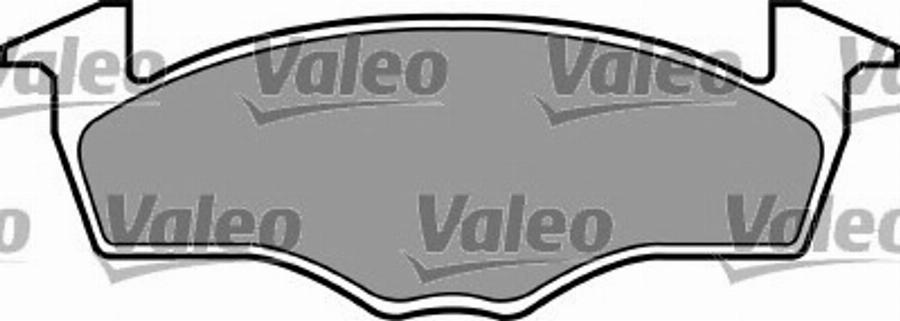 Valeo 597242 - Тормозные колодки, дисковые, комплект autodnr.net